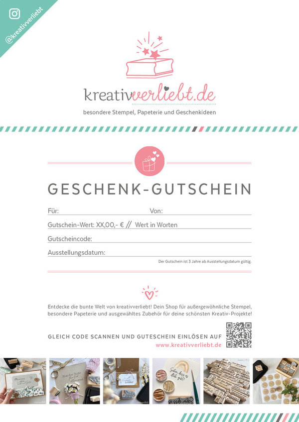 Geschenk-Gutschein - print at home